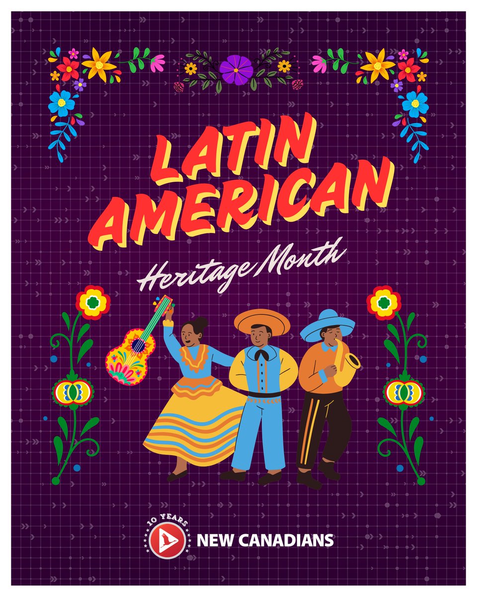 October is #LatinAmericanHeritageMonth — celebrating the cultures, traditions &amp; contributions of Latin American communities that enrich #Canada.

From music &amp; dance to food &amp; innovation, their impact inspires connection &amp; pride. ❤️

What do you love most about Latin culture?