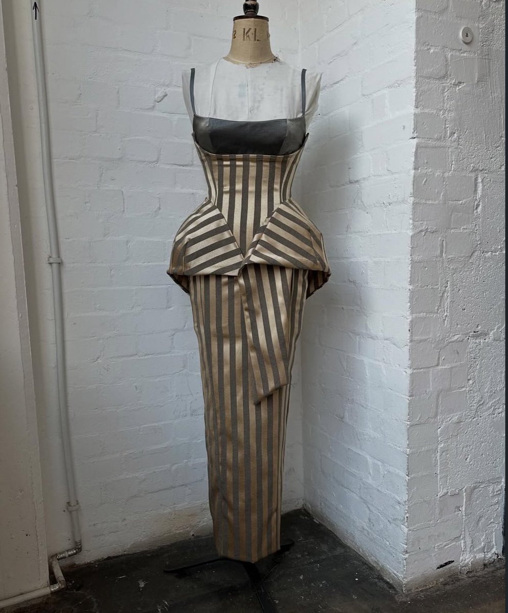 myha’la dressed in a custom ellie misner + styled by law roach