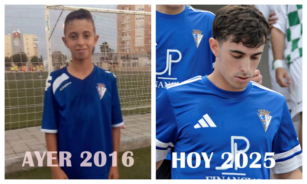 AYER Y HOY de Mario López, defensa lateral del  <a href="/_CDSanFernando/">CD San Fernando 1940</a> 
Uno de los mejores proyectos de jugador que tenemos. 
Ayer 2016-2017 Alevín del SFCD
Hoy 2025-2026 Toda una realidad en el primer equipo.
Toda una vida con nosotros.