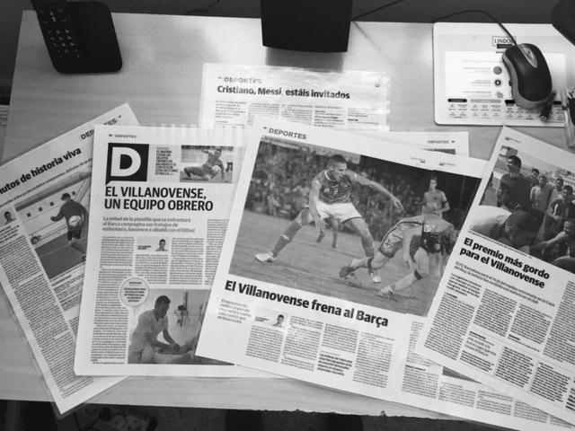 Hoy es un día de mucha nostalgia para la afición del Villanovense 💚

Hace 10 años, recibimos al <a href="/FCBarcelona_es/">FC Barcelona</a> y fue una jornada histórica para el club, para la ciudad, y para Extremadura. 

#QueNosSigamosViendo