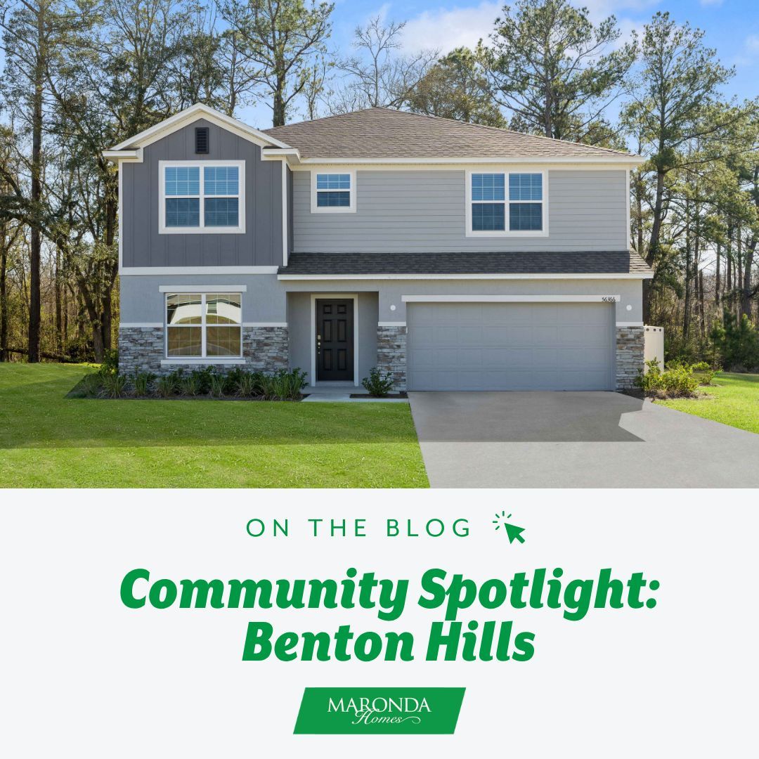 Get acquainted with Benton Hills! ☺️💚

The only new home community in Brooksville with resort-style amenities where you can choose your home, finishes, and homesite – just 4.6 miles from Sherman Hills Golf Club

💬 Snd schedule your visit! buff.ly/yTqP1uO