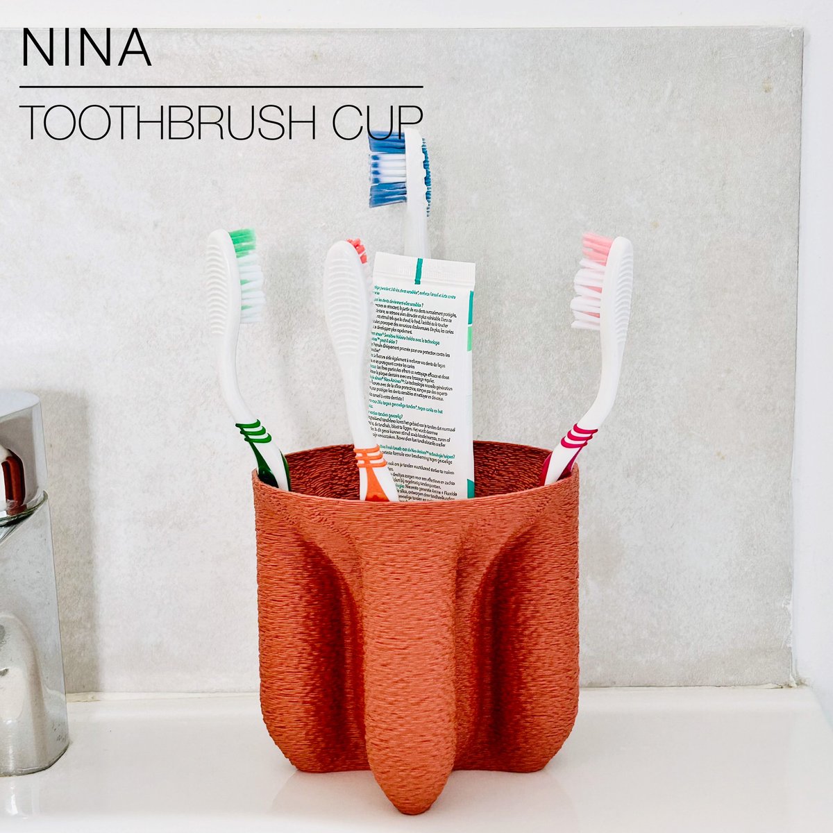 designs_CHR's tweet photo. 🪥 NINA | Toothbrush cups • STL files
➡️ Download 3D print model: https://t.co/9pxCUsom57
💡 Designed by @designs_CHR

@cults3d #3DPrinting #3DPrinter #Printable #STLfile #toothbrush #bathrooms #bathroomorganizer https://t.co/jFx3cyCiLD