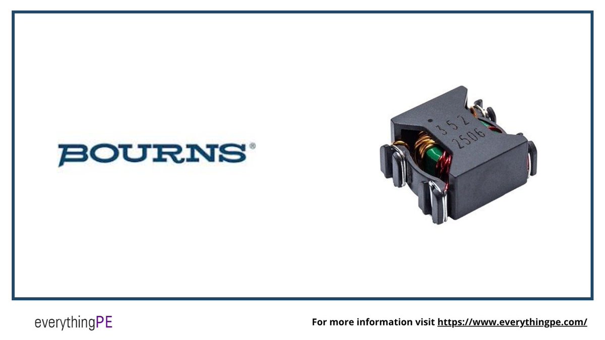 everything_PE_'s tweet image. Ferrite Toroid Inductor from Bourns for Power Line Suppression 

Learn more – ow.ly/ZvMk50XjbWA
  
#bourns #powerinductor #commonmodechoke #emifilter #powerelectronics #toroidcore #industrialdesign