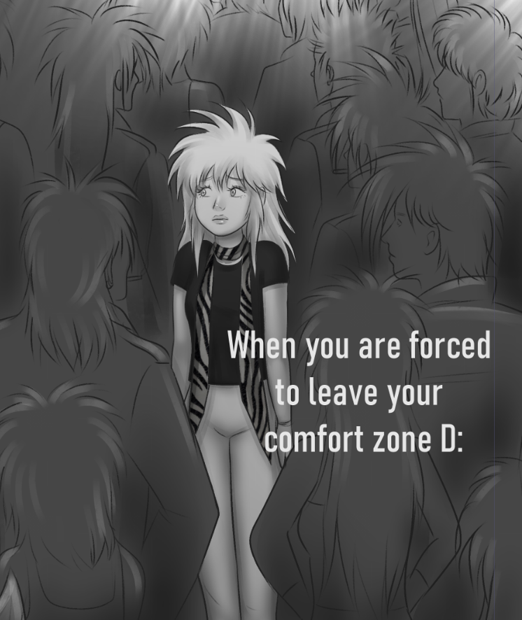 I like my comfort zone! 
Leave me here! 🫣
mini teaser from the 2nd chapter of my comic
My Lonely Rose!

Chapter 1 is on my Shop from Vgen and Kofi! 
You can get it for only $5! 

Genre: Shoujo, Romantic, Teenage drama, Glam Rock bands, 2000's era.

vgen.co/MissLepard/pro…