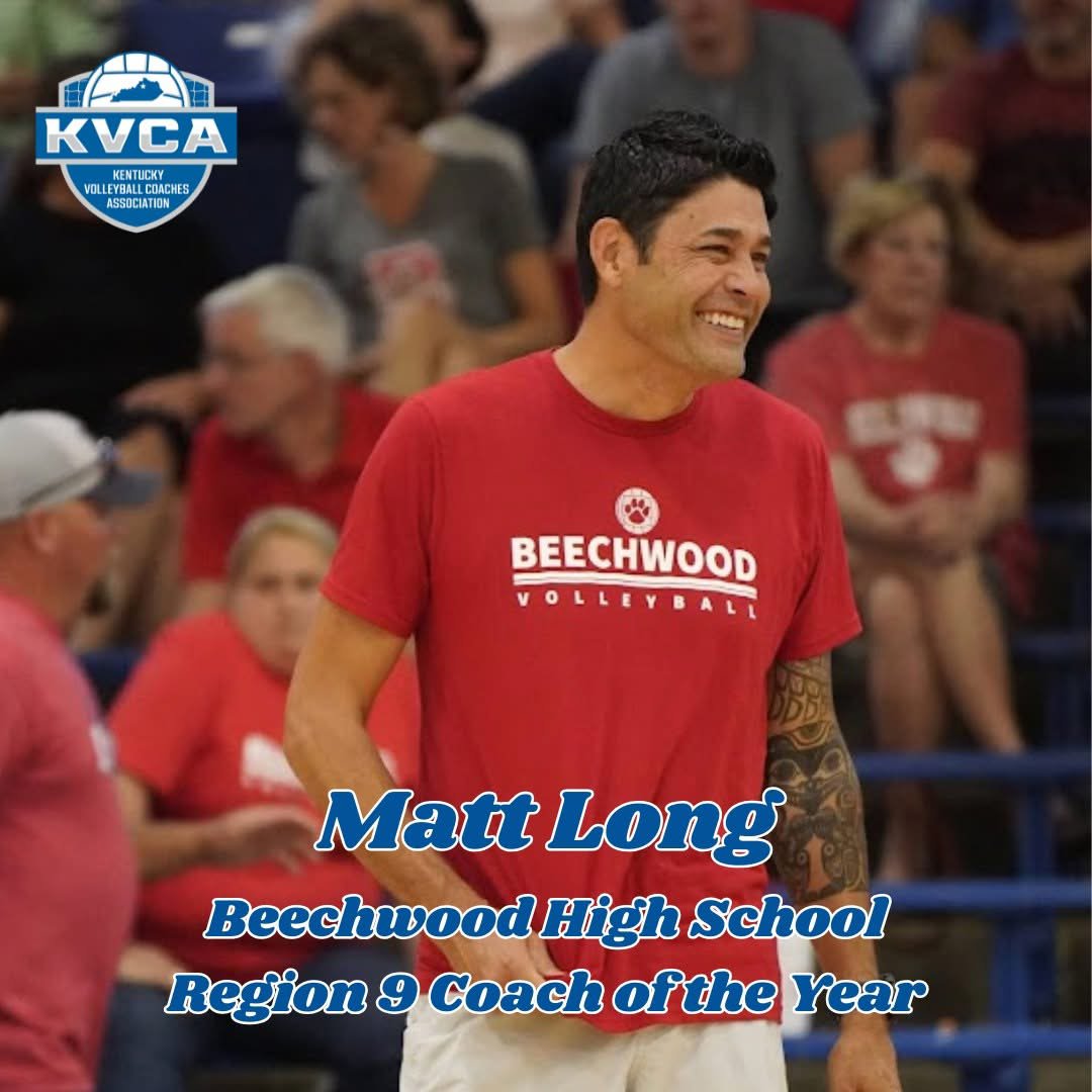 Congratulations to Coach Matt Long and his staff. Definitely a well deserved award. 
<a href="/BeechwoodVB/">Beechwood Volleyball</a> 

Good luck tonight! 
Beat the Cru!