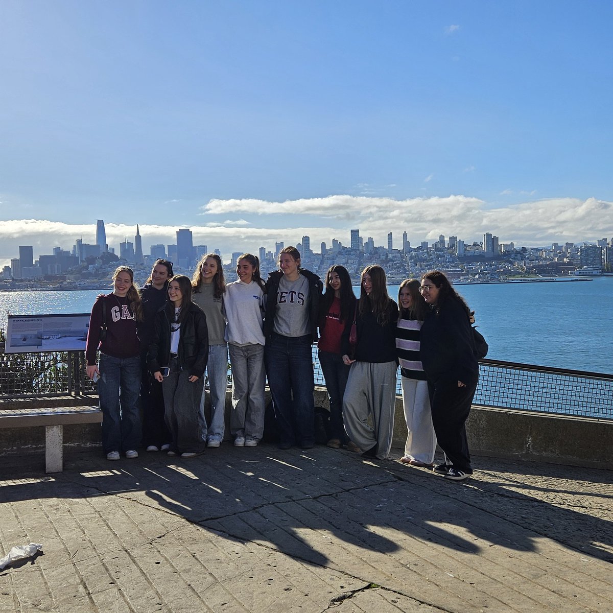 PsychSocScd's tweet photo. Alcatraz followed by some very serious shopping and eating. Rooftop cheesecake factory for some of us 🙈 https://t.co/n01hP066rr
