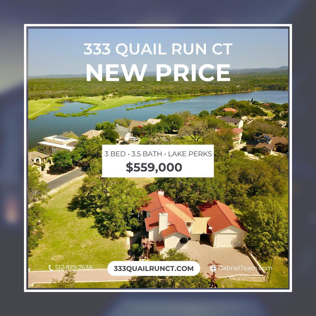 AlanInAustin's tweet photo. Want lake access + Hill Country living with serious garage space? Think boat, think toys. https://t.co/kDzd2Z6TQk is move-in-ready. $559K. DM for link. https://t.co/l6sKM9b8yd