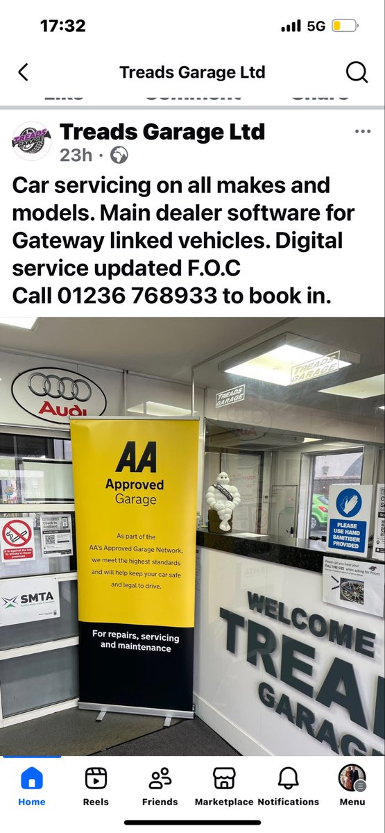 One of our sponsors Treads Garage ltd ,if anyone looking for services or any other motoring assistance getting touch with theses guys 👌🏻