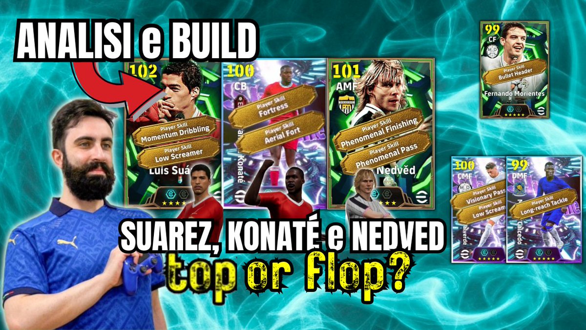 francy_u86's tweet image. #RT [ITA-ENG] REVIEW AND BUILD (#LEVELING) NEDVED, KONATÉ AND SUAREZ ⚽ 

🔴  youtu.be/hZJTzL9wmP4?si…

 #イーフト #eFootballアプリ #EFOOTBALL #EFOOTBALL2026 #EFOOTBALL2026MOBILE #ALONSOGRAYFOX #SHORTS