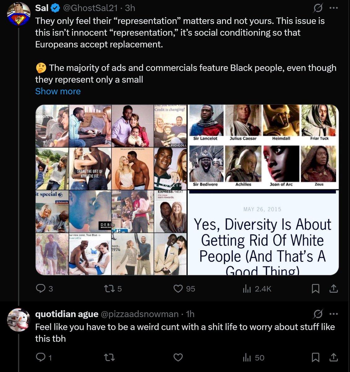 &gt;Group A says they're committed to the erasure of Group B
&gt;Members of Group B think you're weird for being concerned about it
&gt;???
&gt;Profit