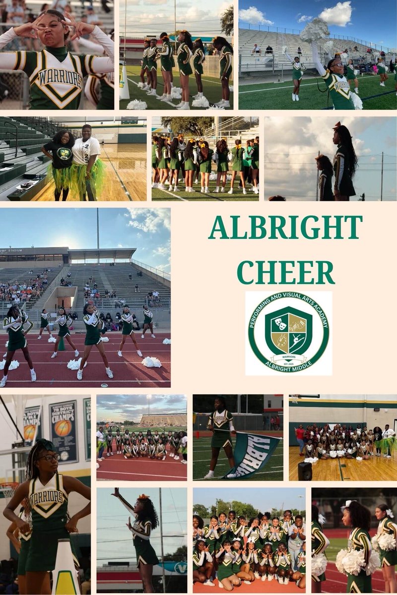 Football season is over 💚💛 now it's time for basketball! 🏀 Let's go warriors!! <a href="/AlbrightMS/">Albright Middle Performing and Visual Arts Academy</a>