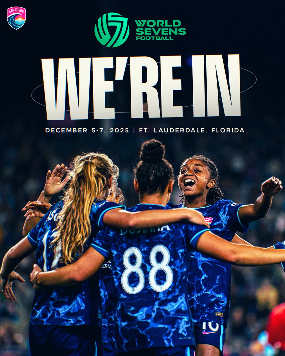 Wave FC 🤝 <a href="/worldsevens_/">World Sevens Football</a>

We're competing in World Sevens Football this December 5-7 in Florida!

▪️ 7v7 matches
▪️ $5 million prize pool
▪️ broadcast on DAZN
▪️ 8 clubs (Wave, KC Current, Club América, Flamengo, AFC Toronto, Deportivo Cali, Tigres UANL, TBA)