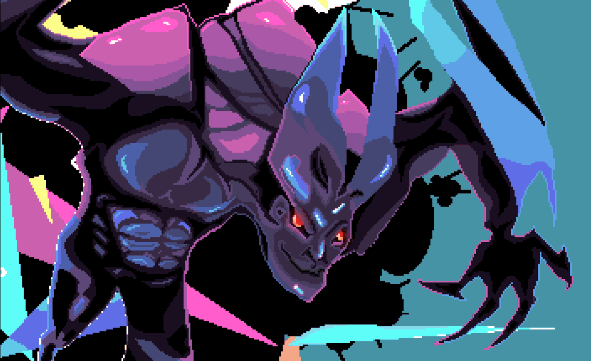 diaspixels's tweet photo. New character design😈

#pixelart #digitalart #ドット絵 #characterdesign https://t.co/3qbvhAn9ZK