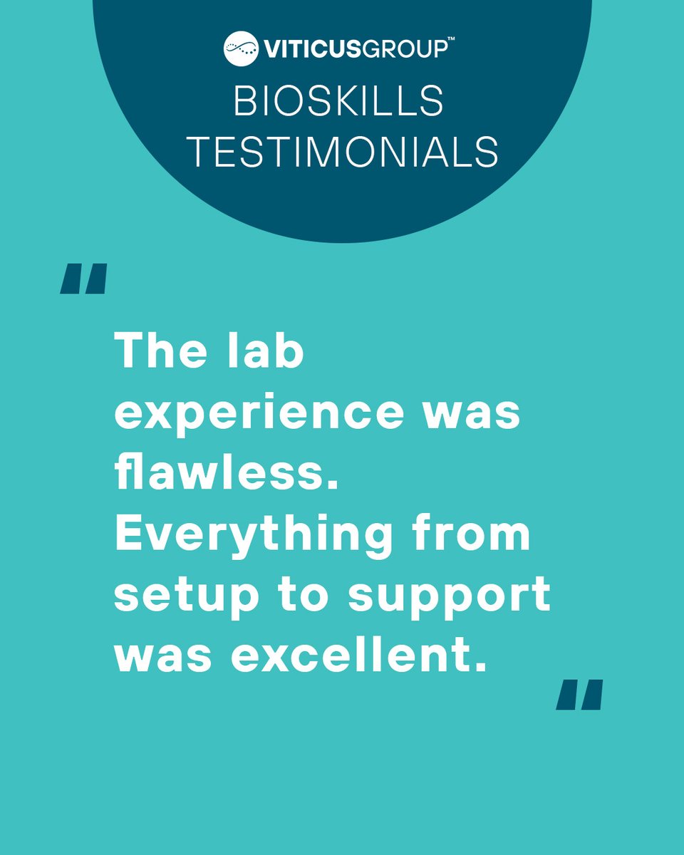 Every successful bioskills event starts with the right environment and the right support.

“The lab experience was flawless. Everything from setup to support was excellent.”

Let’s create the perfect setting for your next training. Start planning today: hubs.la/Q03QzRVQ0