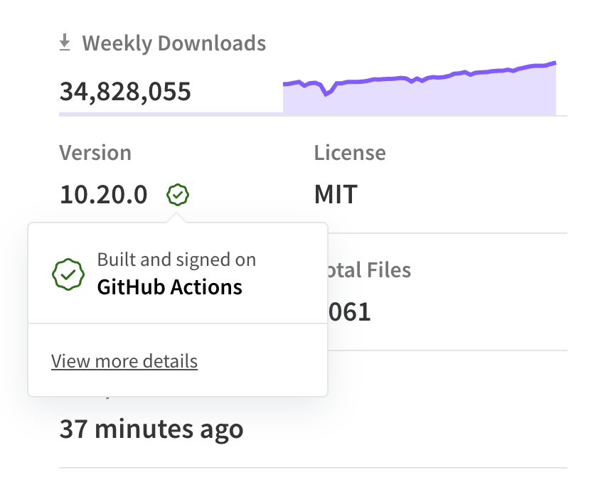 pnpmjs's tweet image. pnpm 10.20 is out. Published via a trusted github action using OIDC.