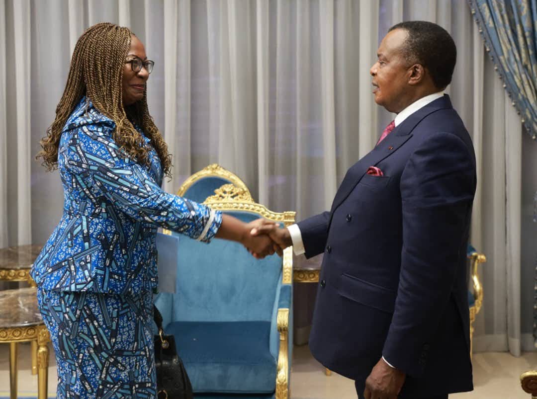 RTASCONGO's tweet image. Présidence de la République 

Le Président de la République, S.E.M Denis Sassou-N’Guesso, a reçu en audience, ce Mardi 28 octobre, à sa résidence du plateau, Madame Marie-Laure Akin-Olugbade, vice présidente principale de la BAD, porteuse d’un message.
