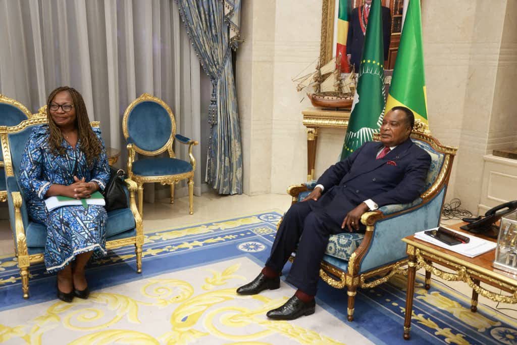 RTASCONGO's tweet image. Présidence de la République 

Le Président de la République, S.E.M Denis Sassou-N’Guesso, a reçu en audience, ce Mardi 28 octobre, à sa résidence du plateau, Madame Marie-Laure Akin-Olugbade, vice présidente principale de la BAD, porteuse d’un message.