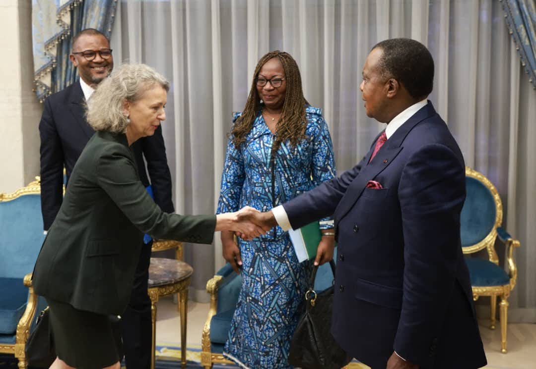 RTASCONGO's tweet image. Présidence de la République 

Le Président de la République, S.E.M Denis Sassou-N’Guesso, a reçu en audience, ce Mardi 28 octobre, à sa résidence du plateau, Madame Marie-Laure Akin-Olugbade, vice présidente principale de la BAD, porteuse d’un message.