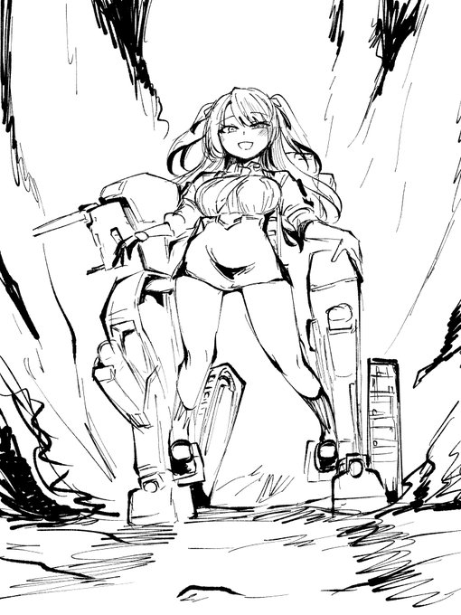 アッシュアームズのⅡ号戦車C型ちゃんを描くぜ…