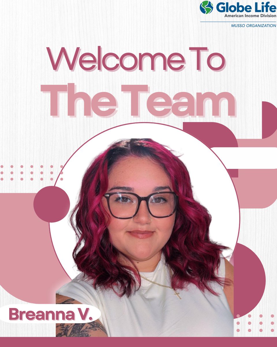 MussoOrg's tweet image. 🌟 Help us give a warm welcome to Breanna V.! 💼 We’re excited to have her join the team as a Life Insurance Agent and can’t wait to see the incredible things she’ll accomplish. 💙💚#WelcomeToTheTeam #MussoOrganization #LifeInsurance