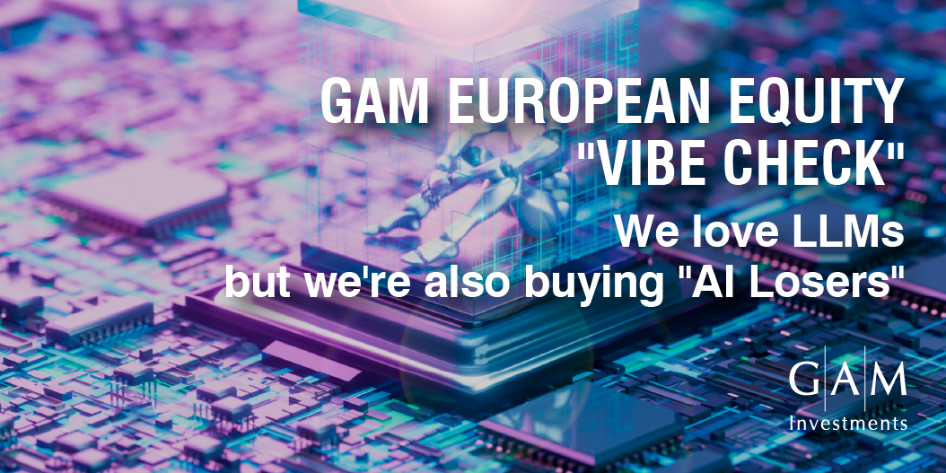 GAMinsights's tweet image. In their latest blog, GAM’s #EuropeanEquity team argue that the AI rush from LLMs to AGIs is no done deal, and can create opportunities in mispriced “AI losers”.

ow.ly/jjSl50Xjgki

Marketing Communication | Capital at Risk