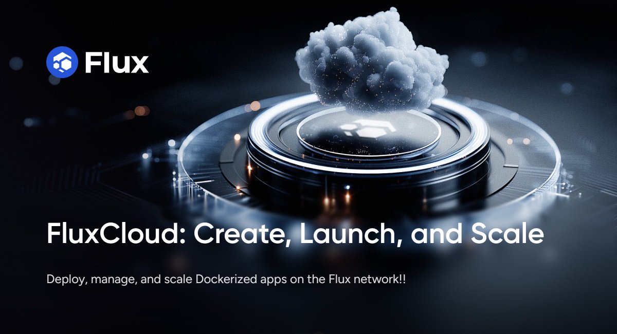 Get your "dapp" on
cloud.runonflux.com