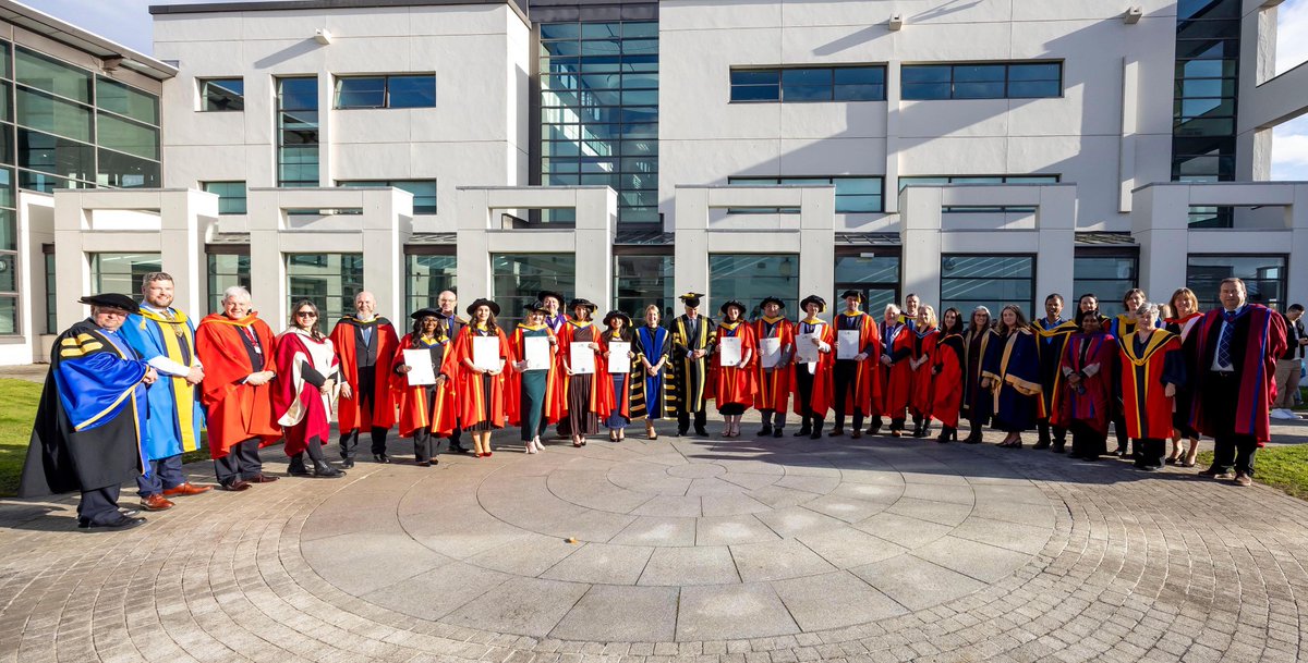 SETUIreland's tweet image. SETU celebrates 3,600 graduates across Waterford, Carlow and Wexford this week, including a record 43 PhD conferrals, the highest in our history.

#SETU #Conferring2025 #InspiringFutures

Full story 👉 setu.ie/news/setu-cele…