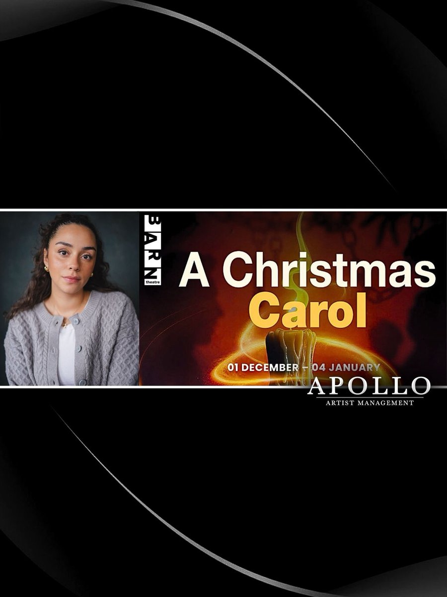 Thrilled that our Rachael Kendall Brown (<a href="/rachaelkbrown/">R B</a>) will be joining the Barn Theatre's (<a href="/theBarnTheatre/">Barn Theatre</a>) production of 'A Christmas Carol', playing Belle &amp; Others! #TeamApollo #ProudAgents #AChristmasCarol 

Casting by Anthony Houghton