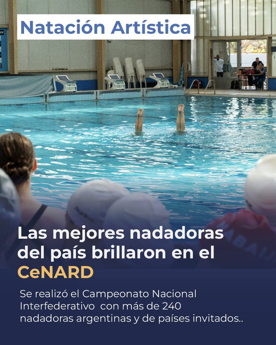 #NatacionArtistica Más de 240 nadadoras participaron en el CeNARD del Nacional interfederarivo con invitadas internacionales. 

argentina.gob.ar/noticias/la-me…