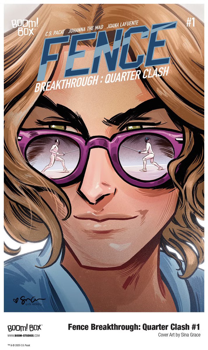 fenceseiji's tweet photo. #fencecomic breakthrough: quarter clash variant by sina grace and challengers (2024) poster by gravillis inc https://t.co/iNimz4tawg