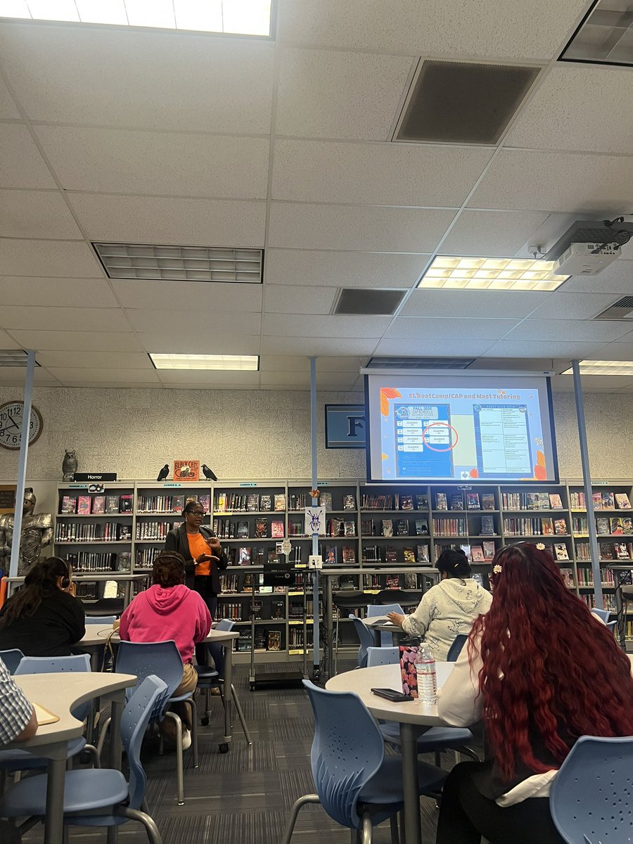 Great to be at Montclair HS for their ELAC this morning!