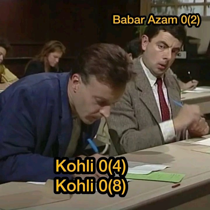 haniyaahere's tweet image. 🤡😂
#ViratKohli #BabarAzam