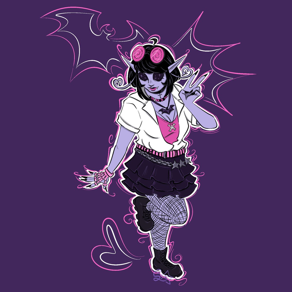 spiralingstar_'s tweet photo. #Halloween #vampire #persona #art https://t.co/14mjVgGWB8