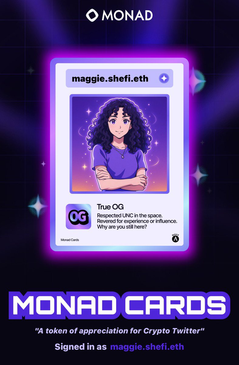 gmonad! 💜

Appreciate that <a href="/monad/">Monad (mainnet arc)</a> recognized educational efforts like <a href="/shefiorg/">shefi.eth (💫,💫)</a> in the airdrop. Not just the team, but our community. 

Education grows ecosystems. Love seeing teams reward contributors who build long-term value. 🙏💜

Unboxing is the best claim process ever.