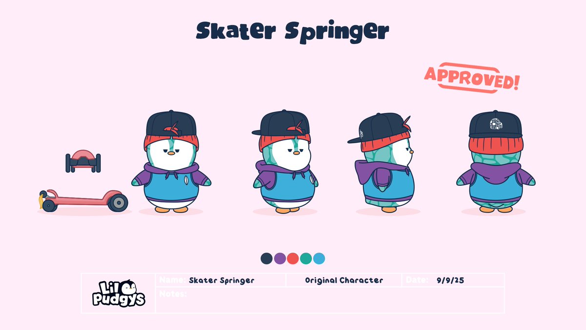 manovermars's tweet image. Scooter Springer is my spirit animal 🐧💙

Loved making these @LilPudgys for the skater episode!