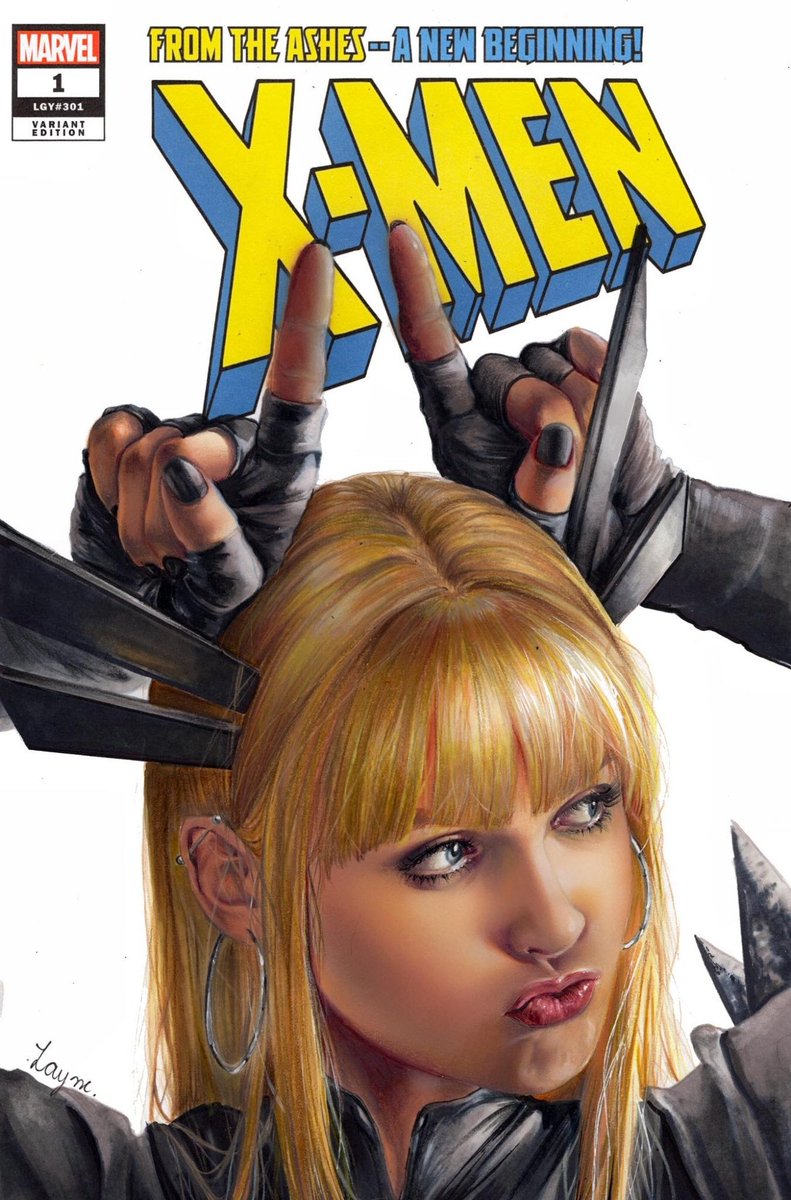 Giving the horns...
Art by Layne #xmen