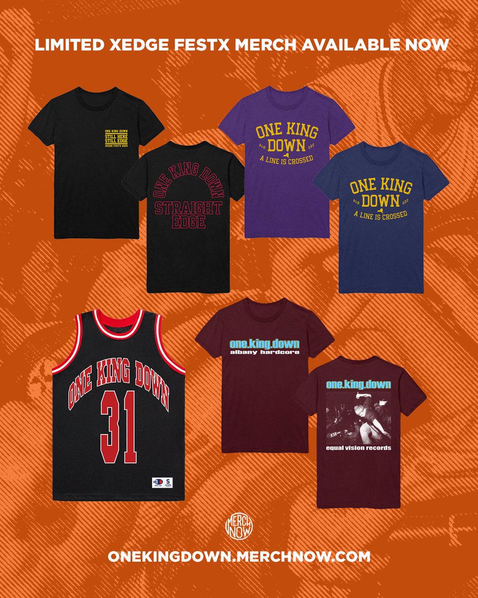 Limited merch from One King Down is available now! onekingdown.merchnow.com