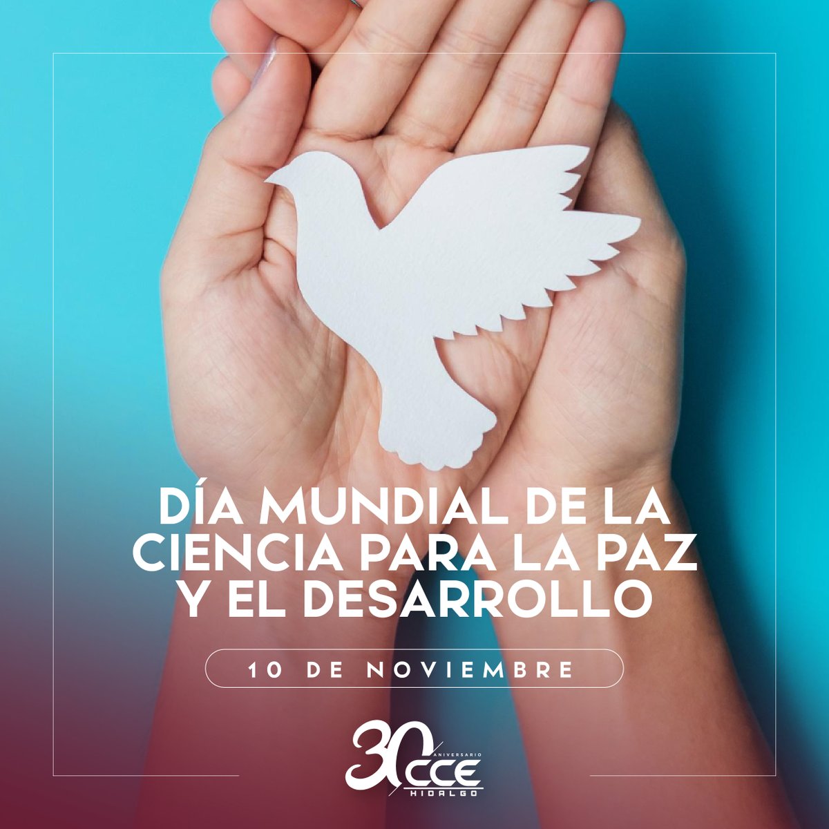 Reconocemos el poder del conocimiento como motor de progreso y bienestar social. Impulsemos una ciencia comprometida con la sostenibilidad, la innovación y la construcción de un mundo más justo y pacífico.