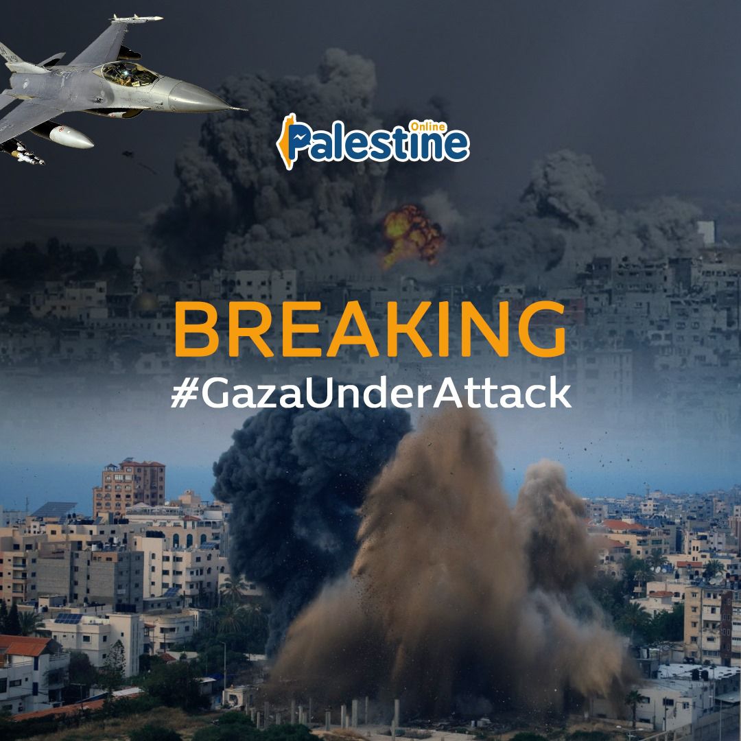 OnlinePalEng's tweet image. BREAKING| In another breach of the ceasefire, violent Israeli airstrikes shake the city of Gaza as they target the vicinity of the Shifa Medical Complex.