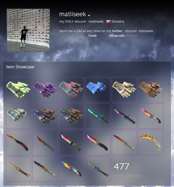 matiiseek - Buying Skins 95% tweet media