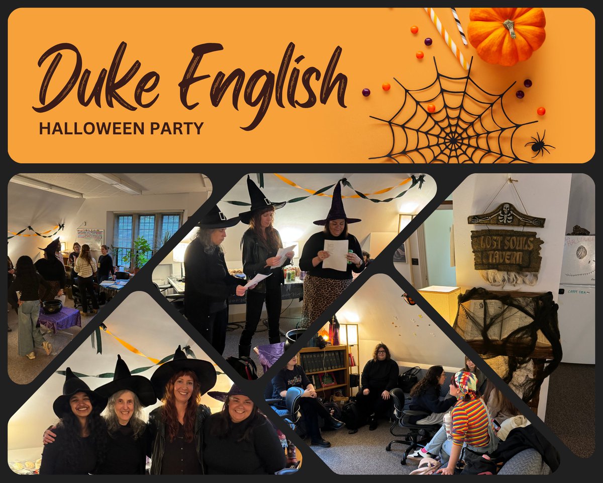 We hosted a Halloween Party on Monday, October 27, with a reading of the witches' chant in "Macbeth."