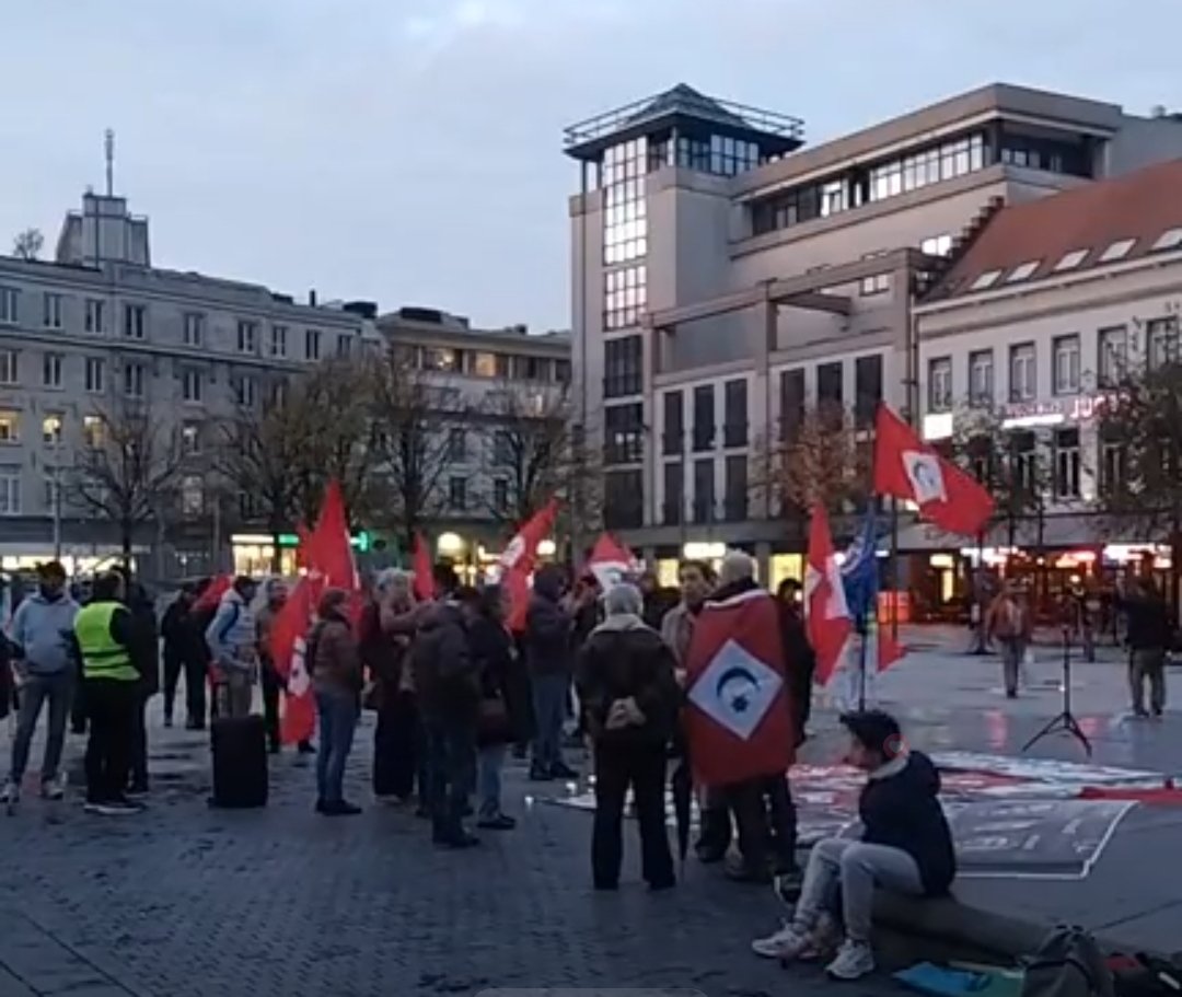 riffianmovement's tweet photo. 🛑 On the 9th anniversary of the killing of #MohcineFikri,
dozens of Rif activists gathered today in Antwerp to denounce the impunity of the Moroccan regime, honor all victims, and demand the release of all #Rif political prisoners
#FreeAllRiffianPoliticalPresoners
#FreeRif #PNR https://t.co/11ehgNEfjT