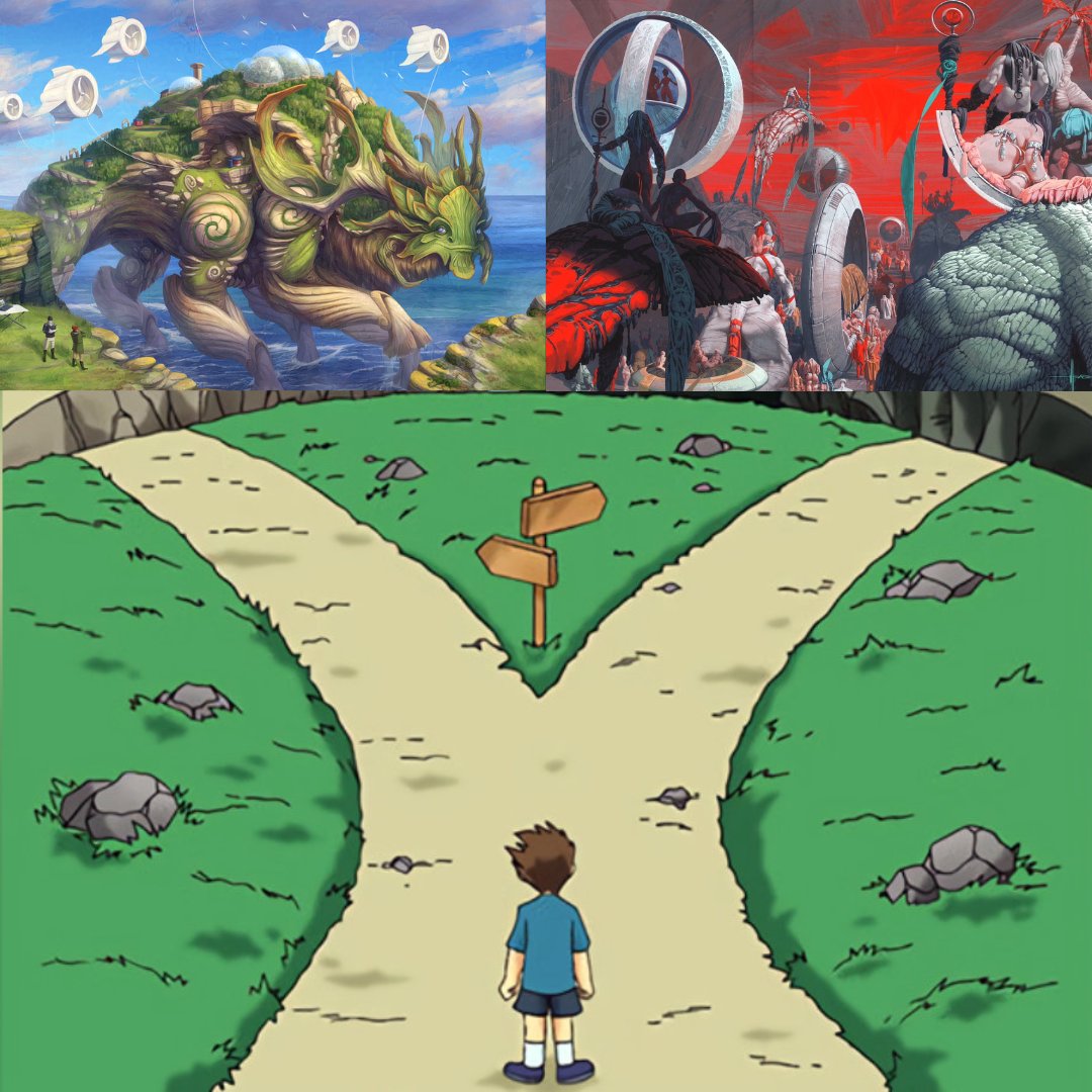 thegoodtimeline's tweet image. "which timeline, hyperstition enjoyer?"