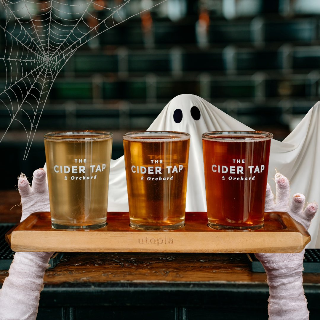 🎃👻 Get ready for a frightfully fun night at The Cider Tap this Friday!

Bring the kiddos along for pre-trick or treating and treat them to a ghoulishly good deal: a kids pizza + slimy slushie for just £8! 🕷️🍕🥤