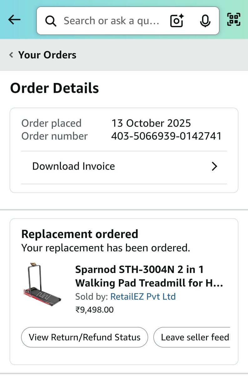 biswajit_mt's tweet photo. only to let the same delivery magicians perform their favorite trick again: “Delivery Attempted,” repeated like it is a national sport.
At this point, just curious: can this product be delivered within this century, or is that asking for too much? https://t.co/dPqAjudl0p