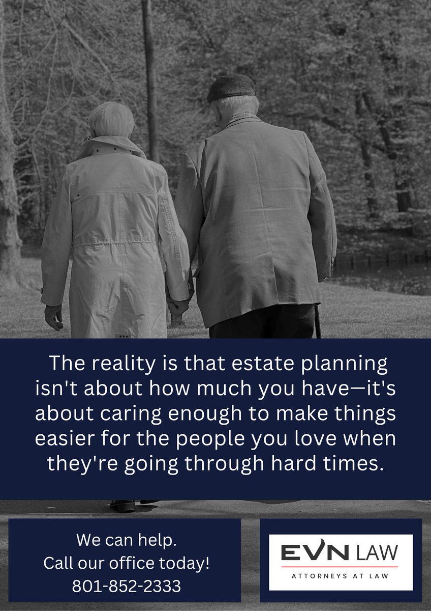EVNLawUtah's tweet image. The reality is....
#willsandtrusts #advancedirective #estateplanning #medicalpowerofattorney #medicalhealthdirective #notary #notarypublic #notaryservice #elderlaw  #medicaidassetprotectiontrust #powerofattorney #UtahAttorney #daviscountyattorney #probate #evnlawutah #EVNLaw
