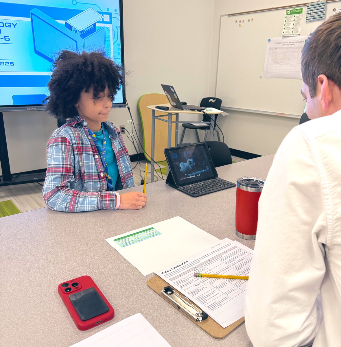 Some snaps from this morning’s technology competition… all of our competitors did a fantastic job! Thank you to our judges, Mr. Simon &amp; Mr. Chalpan! #RNEGreatThings <a href="/RNEMediaCenter/">RNE Media Center</a>