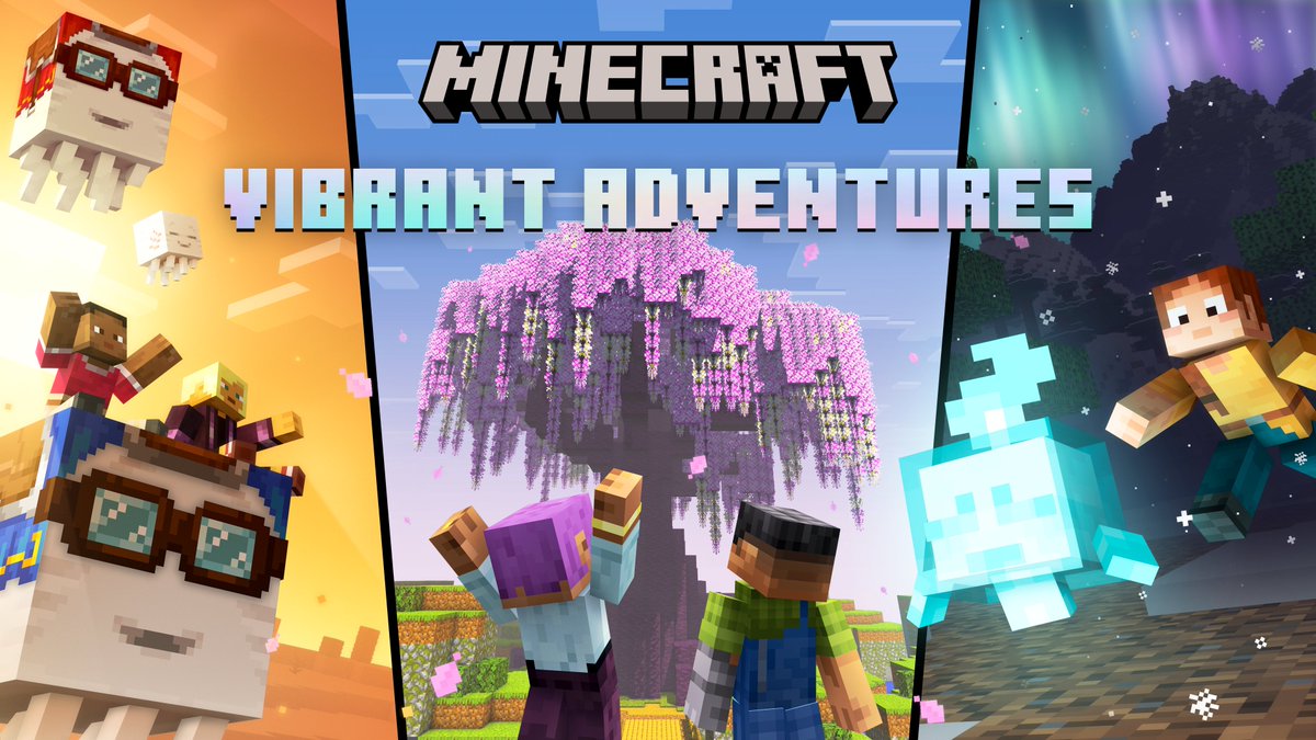 EternalCrtns's tweet image. 🌈 We’re proud to share Vibrant Adventures! Explore glowing biomes, complete quests, and raise your own Happy Ghast in this free @Minecraft DLC.

#Minecraft #Bedrock