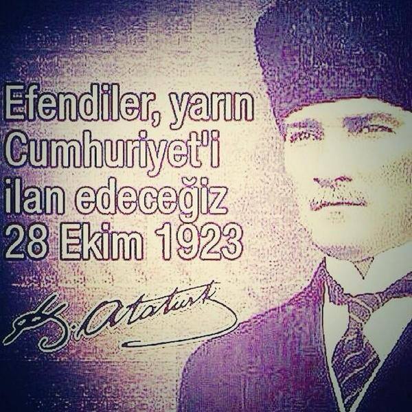 İyi akşamlar Cumhuriyet Sevdalıları.
Sonsuza Dek Cumhuriyet