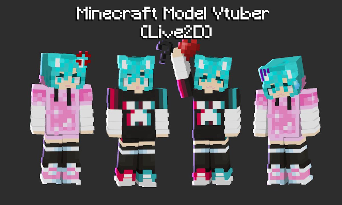 LucasProox_'s tweet photo. @_VGen_ Hi #VGen, I would like to have the opportunity to publish my work on VGen.
Here are some examples of a Minecraft VTuber model made in Live2D!

commission site + portfolio:
https://t.co/xOyvBb2iQ6
https://t.co/zwdNOTMWTe

VGen:
https://t.co/9GmIjN4WXD https://t.co/kQIic7IGjU